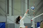 VB vs USCGA  Wheaton College Women's Volleyball vs U.S. Coast Guard Academy. - Photo by Keith Nordstrom : Wheaton, Volleyball